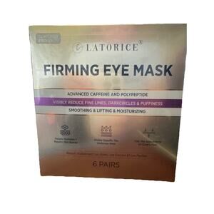 Latorice Firming Eye Mask Sealed Box 6 Pairs Caffeine & Polypeptide 10/26